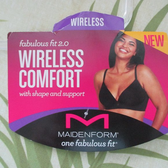 NWT - MAIDENFORM Wireless bra w/Convertible Straps - sz 40C - MSRP $48.00 - Picture 5 of 6